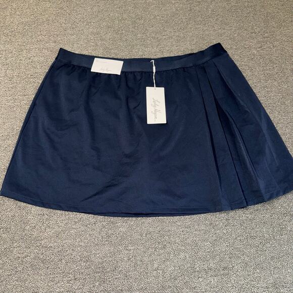 Lady Hagen Pants - NWT Lady Hagen Side Pleat 16" Skort Navy Blue Womens Size XXL Golf Active Tennis